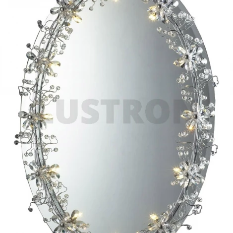 Зеркало с подсветкой N-Light 62325 06 2325 0181 12 chrome+white crystal Asfour