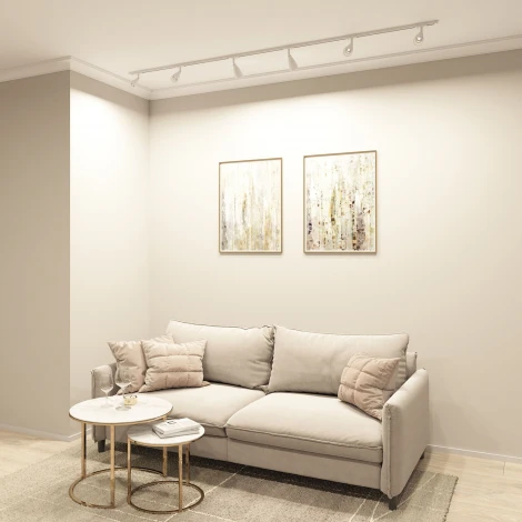 Трековый светильник однофазный Denkirs Bell DK6050-WH (220V)