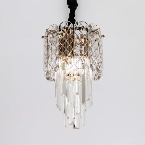 Подвесная люстра хрустальная Modelux MODELUX ML.20210.3 GD