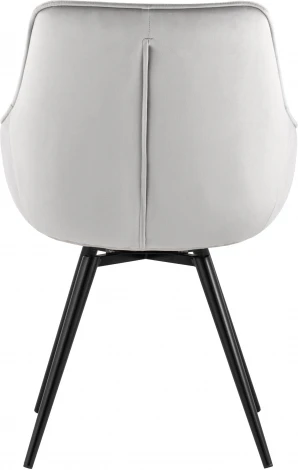 Стул вращающийся Сеул велюр светло-серый УТ000035942