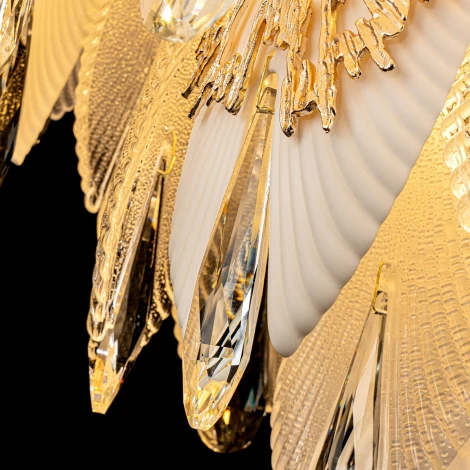 Подвесная люстра хрустальная Modelux ML.6228.800 GD