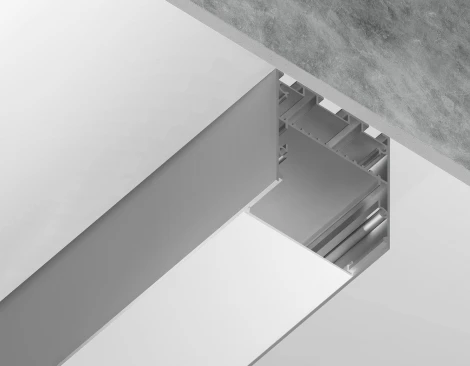 Алюминиевый профиль накладной/подвесной "Profile System" для светодиодной ленты до 33,4мм Ambrella Illumination GP3050AL