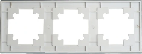 Рамка на 3 поста (белый) Stekker Катрин 49596