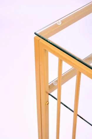 Консольный стол AllConsoles 1122-CG clear золотой