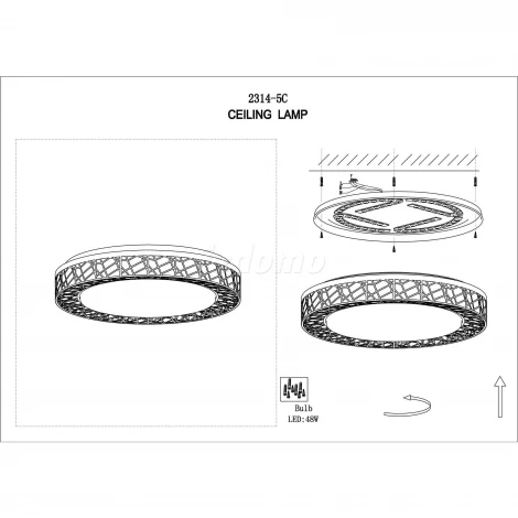 Потолочный светильник F-Promo Creatura 2314-5C