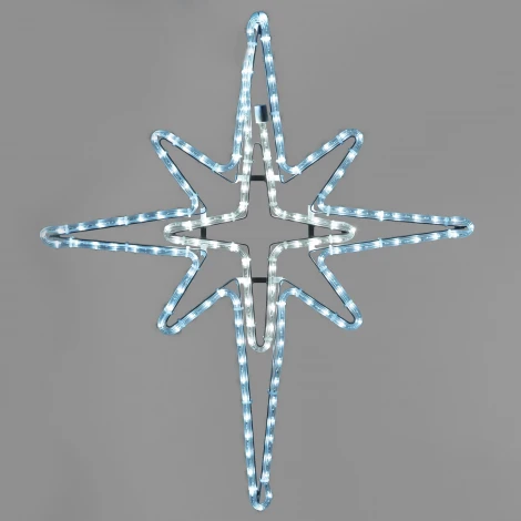Светодиодная фигура "Полярная Звезда" 70 x 60 см небесно-голубая, IP65 Laitcom PLR-8-2SB