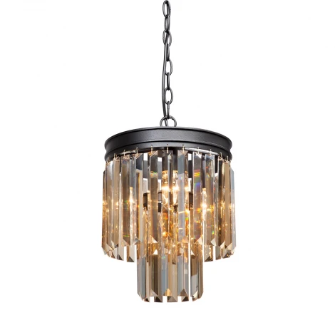 Подвесная люстра Vitaluce V5154-1/3+1 (220V, хрусталь, на тросе, круглые)