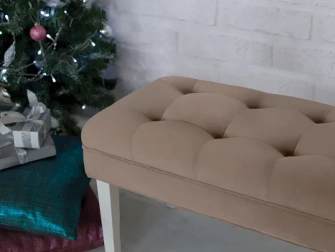 Банкетка Adel ОГОГО (арт.341327), (Ткань/Красный)