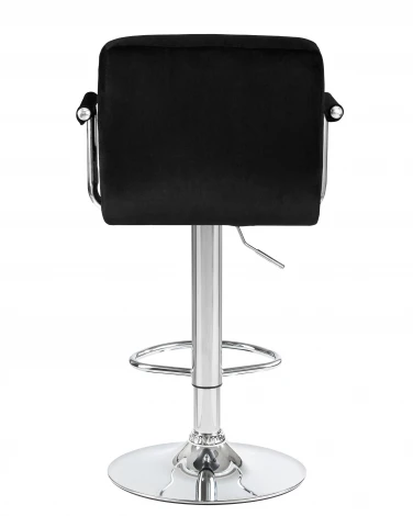 Набор 2 шт стул барный DOBRIN KRUGER ARM (черный велюр (MJ9-101))