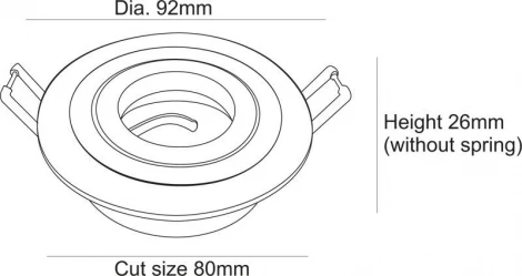 Встраиваемый точечный светильник Deko-Light 110222 (12V, круглые)