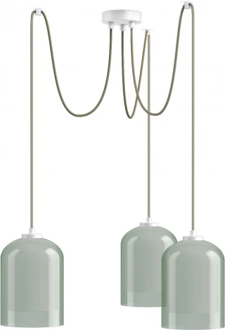 Подвесной светильник 33 ИДЕИ PND.115.03.17.023.WH-S.26.GC-S.27.WH (220V, на проводе)