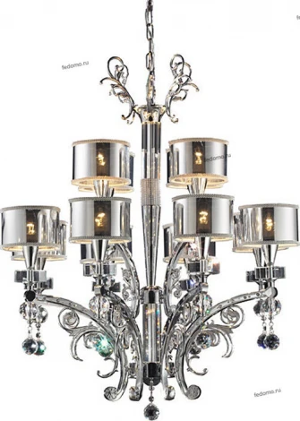 Подвесная люстра N-Light 3086 3086-8+4C хром