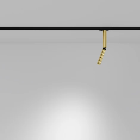 Трековый светильник однофазный 220V 6W Maytoni Focus T TR142-1-6W4K-BS (LED, круглые)