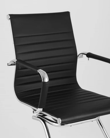 Кресло для посетителей TopChairs Visit черное 2 шт. арт.УТ000041026