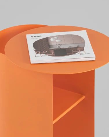 Журнальный столик Stool Group Floire металл оранжевый УТ000041882
