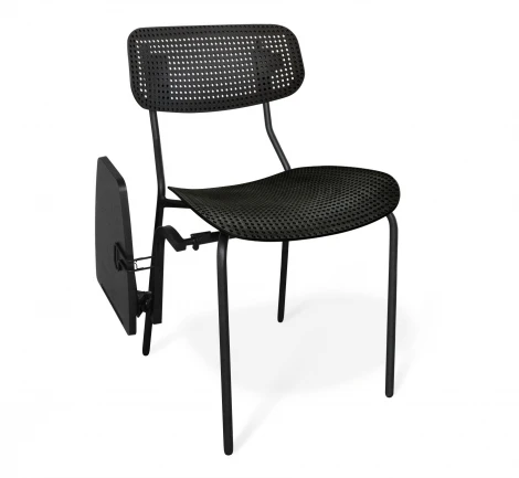 Конференц-стул Sheffilton SHT-S85М-RD черный/черный муар 3775782702