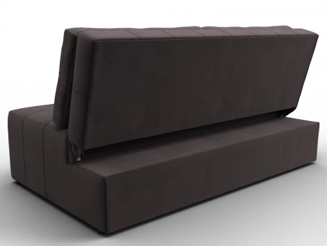 Диван прямой Лига-107 (160) (ЛДСП,Брус,Фанера,Велюр/Коричневый) Лига Диванов 134921