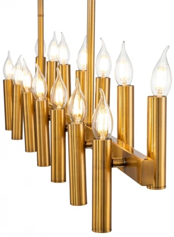 Потолочная люстра большая на штанге Leonardo 2156/05/14PL Stilfort (220V, свеча)