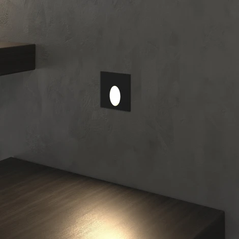 Встраиваемый светильник уличный Elektrostandard MRL LED 1102 чёрный (220V, IP65)