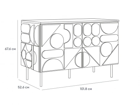 Тумба малая Milton ОГОГО Обстановочка!