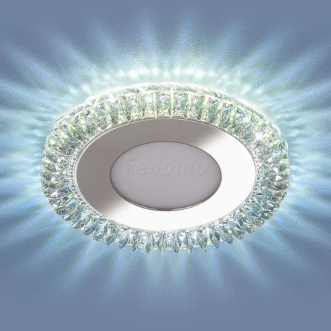 Встраиваемый точечный светильник Elektrostandard 9908-9909 9908 LED 8W CL прозрачный