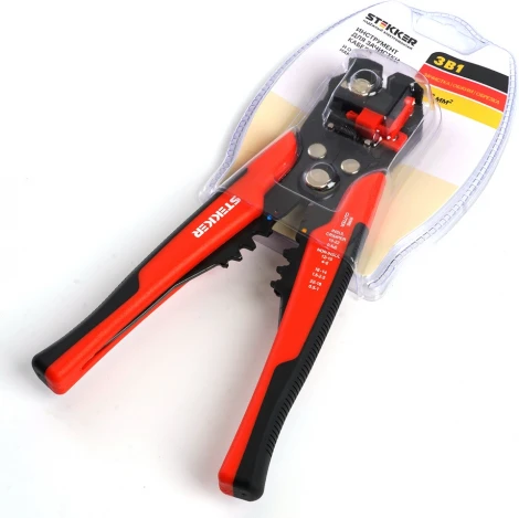 Автоматический многофункциональный инструмент для зачистки кабеля Stekker 39775