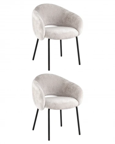 Стул обеденный Stool Group Bren светло-серый 2шт УТ000042027