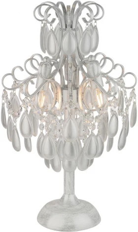 Интерьерная настольная лампа с выключателем AM Group MONICA MONICA TL3 SILVER (220V, подвески)