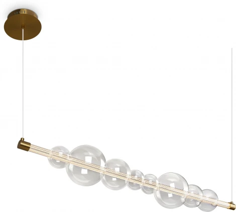 Подвесной светильник Freya Glaze FR5396PL-L13BS (LED, 220V, на тросе, шарики)