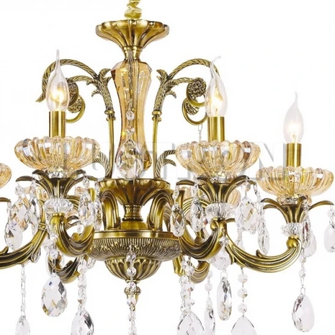 Подвесная люстра Arte Lamp Louvre A3080LM-6AB