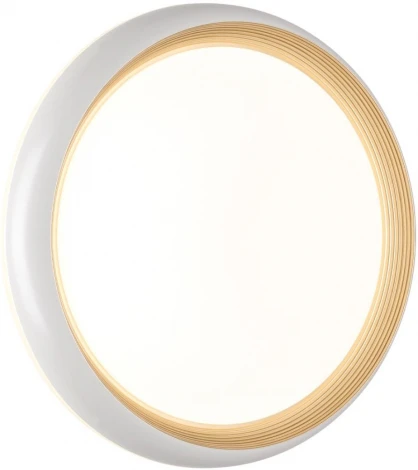 Настенно-потолочный светильник Sonex Tofiq White 7650/DL PALE SN пластик/белый/золотой LED 48Вт 4000К D380 IP43 (220V, круглые)