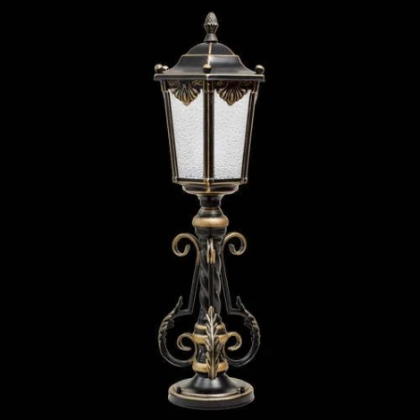 Наземный фонарь Кузнечное дело Ретро 28-001-ЧЗ (220V, ковка, под старину, IP54)