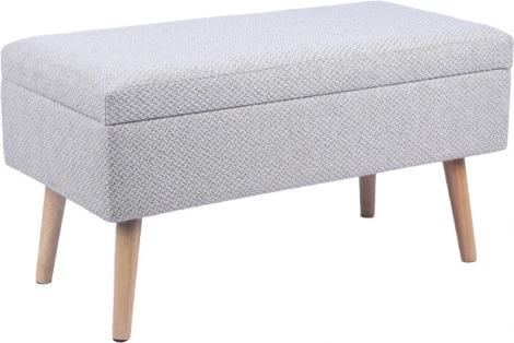 Банкетка Сторми с ящиком серый Stool Group арт.УТ000039385