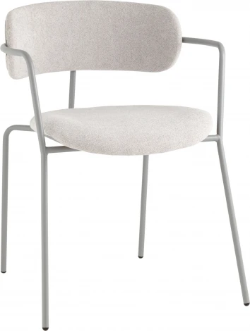 Стул Дженни букле светло-серый каркас серый муар Stool Group (арт.УТ000039182)
