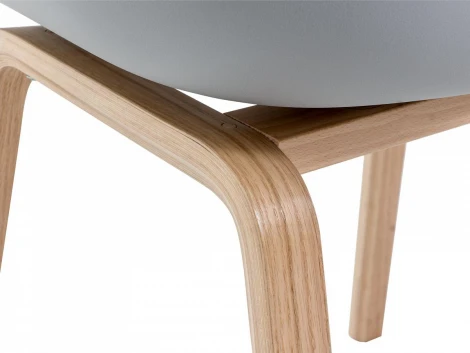 Стул пластиковый Paul ОГОГО 622567 (серый)