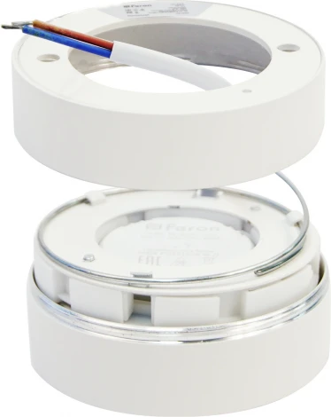 Светильник потолочный Feron HL357 48740 12W, GX53, белый (220V, круглые)