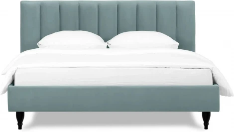 Кровать Queen II Sofia L 1600 ОГОГО (арт.577474), (Ткань/Бирюзовый)