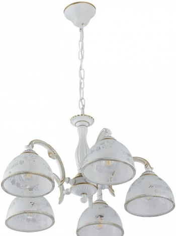 Подвесная люстра Arte Milano AM349737 349737/5 WT+G (220V, на цепи)