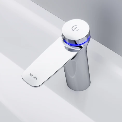 Термостат AM.PM Inspire V2.0 F50A82400 TouchReel электронный, для раковины, с донным клапаном