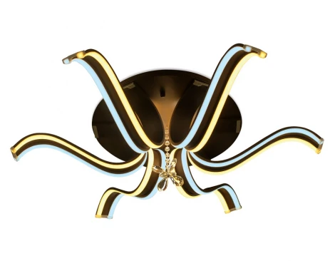 Потолочная люстра с таймером Ambrella Line FL144 (LED, 220V, пульт управления)