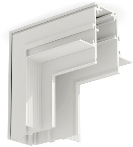 Коннектор угловой внутренний для встраиваемого магнитного шинопровода TRACK SYSTEM GL3362