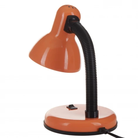 Интерьерная настольная лампа для школьника Uniel TLI-204 Orange. E27 (220V, выключатель)