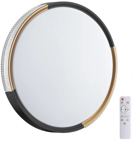 Настенно-потолочный светильник Velio 7629/DL (регулировка яркости, LED, 220V, пульт управления, круглые, IP43)