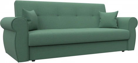 Диван-книжка Лига-019 (Зеленый/Рогожка) Лига Диванов арт.124988