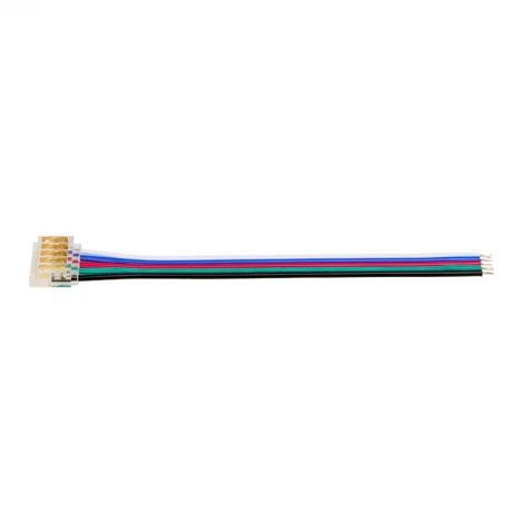 Коннектор Wolta WLS-5PIN-RGBW-12MM-1 выводной для ленты SMD RGBW шириной 12мм