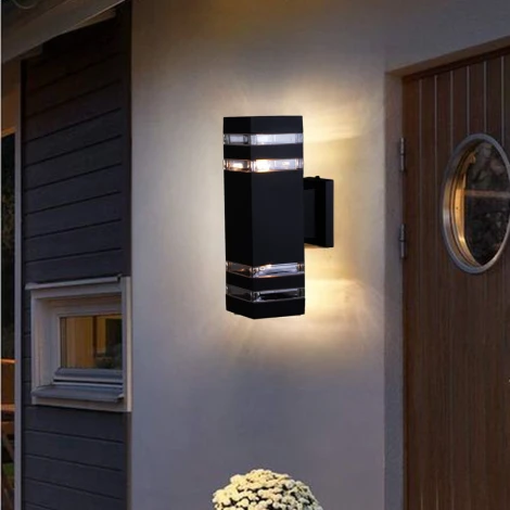 Настенный светильник уличный Reluce 86228-9.2-002CT 2*E27 BK