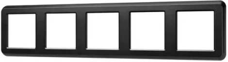 Рамка пластиковая FRM-VERSA-PL-5-BK (Arlight) 045191