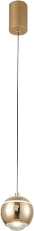 Подвесной светильник Crystal Lux Caro CARO SP LED GOLD (220V, на проводе, шар)
