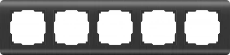 Рамка на 5 постов Stream (графит) Werkel W0052104 (a051271)