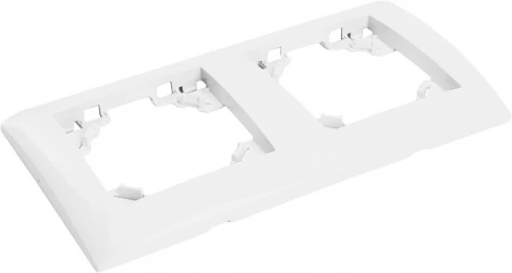 Рамка на 2 поста (белый) Stekker Эрна Элегант 49630